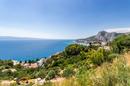 Omiš, Borak, zazidljivo zemljišče s pogledom na morje, s skupno površino 878 m² - 1