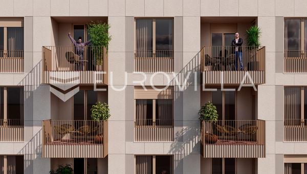 Záhřeb, Nova Cesta, jednopokojový byt o rozloze 65,92 m² s lodžií - PRÉMIOVÁ NOVÁ STAVBA