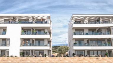 Pag, Povljana, deniz manzaralı dubleks daire, 71,88 m²