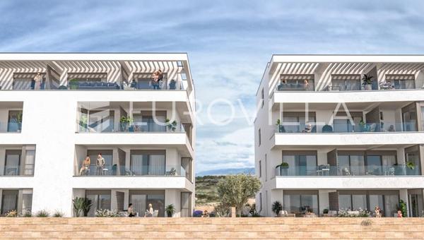 Pag, Povljana, apartamento dúplex con vistas al mar, 71,88 m²
