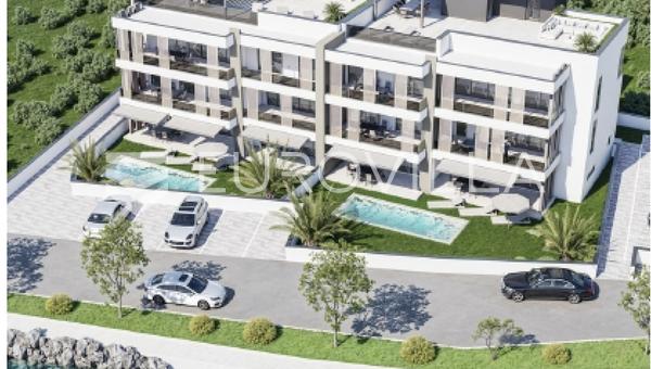 Zadar, Zaton, luxus penthouse apartman a tengerparton