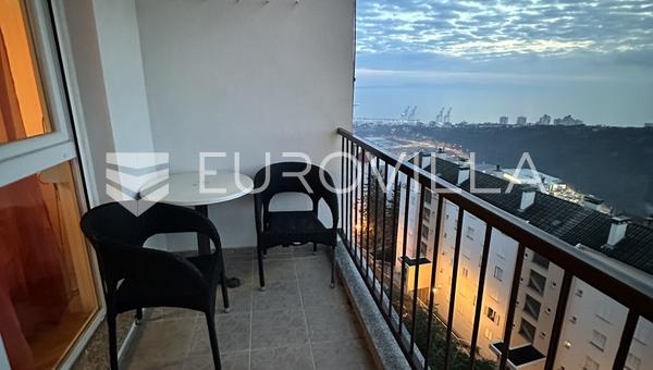 Rijeka, Škurinje, furnished three-bedroom apartment, loggia with panoramic view