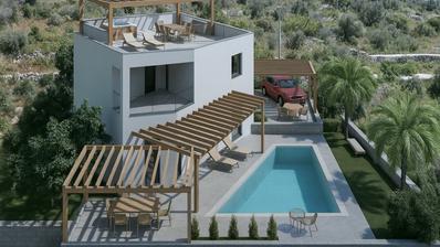 Rogoznica, luxe villa met zwembad en garage, 168,71 m²