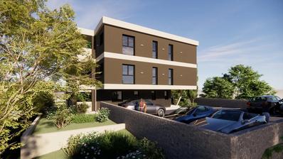 Vodnjan, Barbariga, Nybyggeri, Luksus Stuelejlighed med 34 m² Have