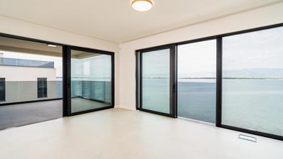 Zadar, Privlaka, luksuzni dvosoban stan 1. red do mora, 114,01 m²
