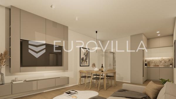 İstirya, Vabriga, 2. katta 2 yatak odalı daire 74 m², deniz manzaralı, 2 otopark alanı ve depo