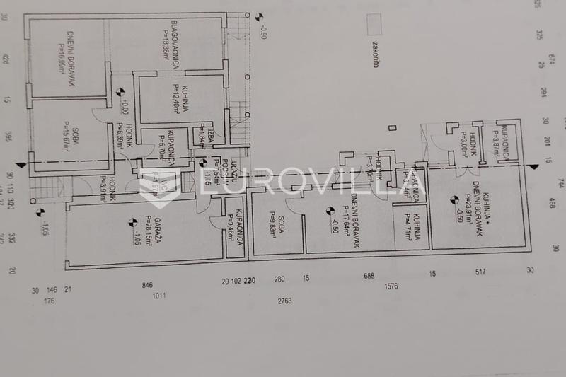 Virovitica, centar, stambeno poslovna kuća s 8 stambenih jedinica - 27