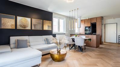 Ciovo, Okrug Gornji, apartamento de dois quartos mobilado por designer com terraço na cobertura com vista para o mar, ja