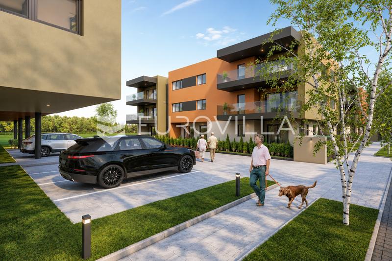 Samobor, Samoborski vrtovi, vacker enrumslägenhet på 36 m² med parkering och garageplats - 3