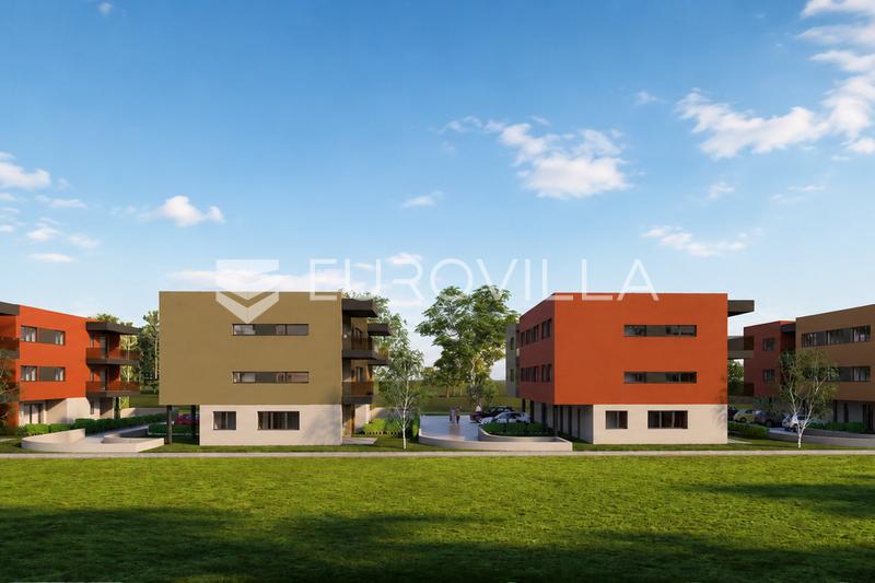 Samobor, Samoborski vrtovi, vacker enrumslägenhet på 36 m² med parkering och garageplats - 4