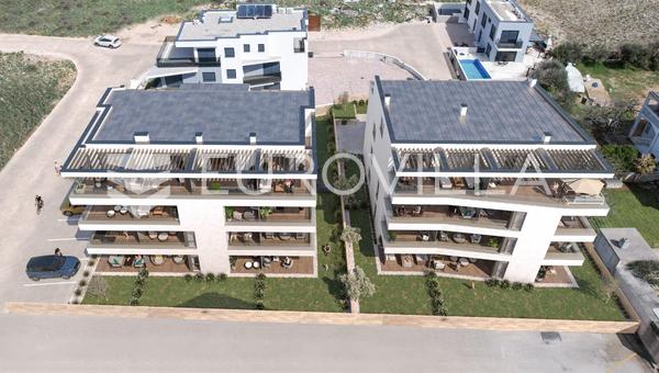 Pag, Povljana, apartamento dúplex con vistas al mar, 68,52 m²