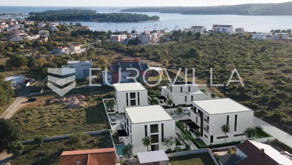 Istrie, Medulin - vynikající třípokojový byt ve druhém patře s VÝHLEDEM NA MOŘE, 62,58 m²