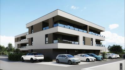 Pola, Valdebek - appartamento bilocale in un nuovo edificio con giardino