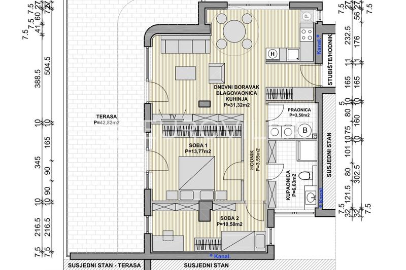 Zagabria, Maksimir, bellissimo attico trilocale con terrazza, 80 m² - 11