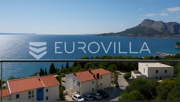 Omiška rivijera, jednosoban stan s pogledom na more i grad, 57.94 m²