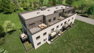Zagreb, Dubrava, NYBYGGNAD, tvårumslägenhet 64,09 m², parkering, förråd