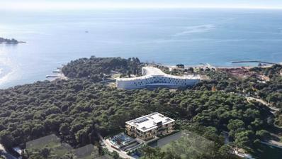 Rovigno, appartamento di lusso con terrazza in una posizione esclusiva a 150 m dal mare e dalle spiagge