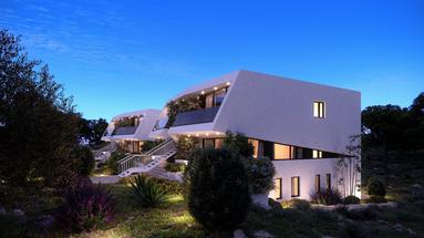 Brodarica, modern zemin kat daire, 73,73 m2