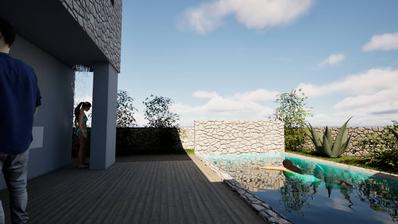 Vrsi, terreno com projeto em zona tranquila.