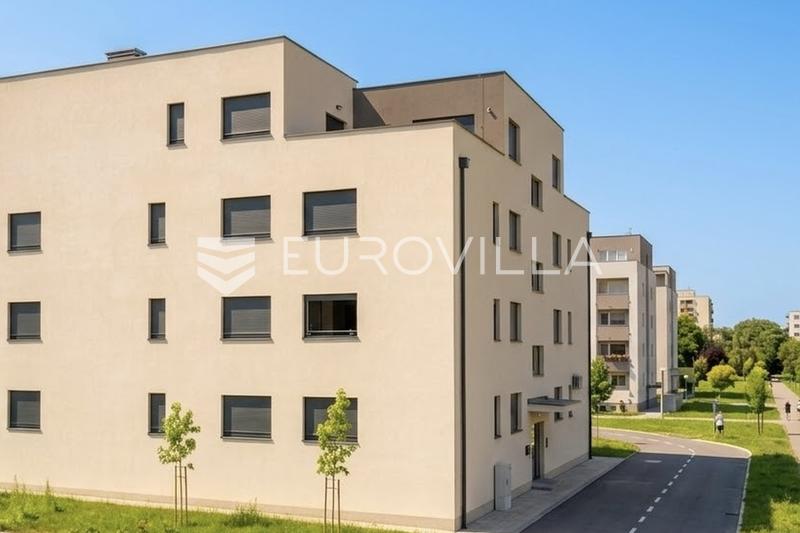 Zagreb, Dugave, nieuwbouw, tweekamerappartement, begane grond, wintertuin, totaal 51,76 m² - 2