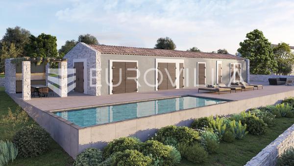 İstirya, Oprtalj - Lüks Tasarımcı Villa İçin İzinli Arsa