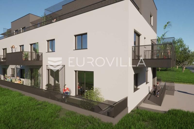 Zagreb, Dubrava, NOUVELLE CONSTRUCTION, appartement d'une chambre 43,5 m², parking, débarras - 4