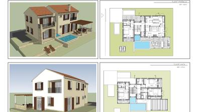 Dugi otok, Zman, terreno para construção