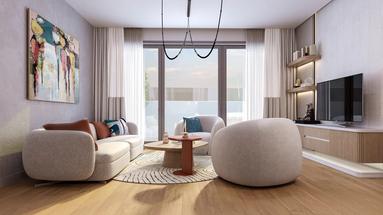 Rijeka, Kantrida'da, 118 m2 lüks üç odalı daire, yeni bina.