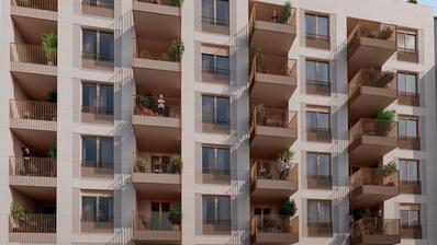 Záhřeb, Nova Cesta, jednopokojový byt o rozloze 59,20 m² s lodžií – PRÉMIOVÁ NOVÁ STAVBA