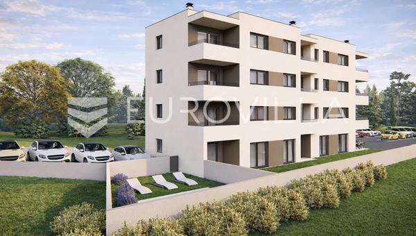 Isztria, Tar, 64,81 m²-es, 2 hálószobás lakás a 2. emeleten, 2 parkolóhellyel - tengeri kilátással