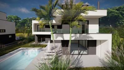 Istrie, Tar, villa de luxe avec vue sur la mer