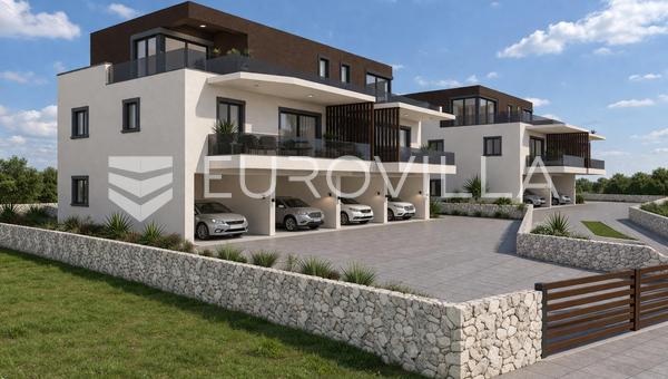 Brodarica, ÚJ ÉPÍTÉSŰ, gyönyörű két hálószobás lakás, 79,5 m²
