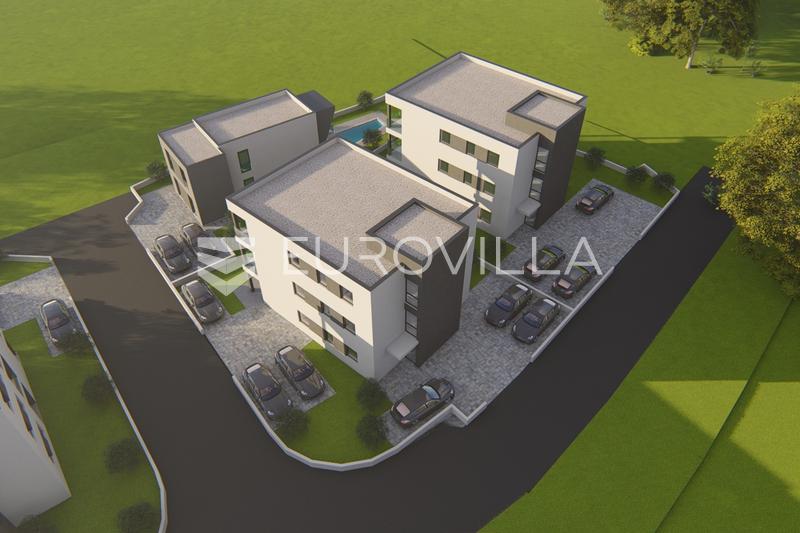 Istria, Medulin, spacious apartment with 4 bedrooms, parking, elevator, sea view