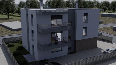 Pula - Bekväm 64 m² Lägenhet med Balkong, Första Våningen, Garagealternativ - Nyproduktion