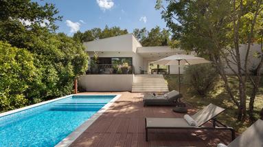 Istria, Kršan, unique designer villa with its own 20 kW photovoltaic power plant