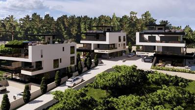 Krk, luxury penthouse, four-bedroom apartment, 159 m², rooftop terrace, 500 m from the sea