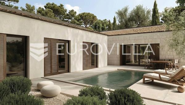 Hvar, Stari Grad, zwei neu gebaute Luxus-Erdgeschossvillen