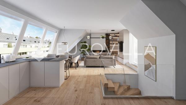 Austria, Vienna, NUOVA COSTRUZIONE, attico di lusso con terrazza sul tetto di 189,07 m²