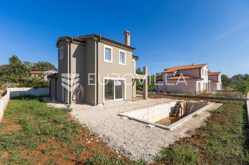 İstirya, Poreč, havuzlu modern ev ileri kaba inşaat aşamasında - 1