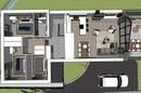 Stort, moderne familiehus under opførelse, med en bæk og udsigt til naturen - 2