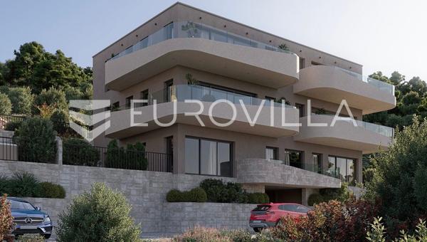 Brodarica, Edificio nuevo, apartamento de un dormitorio con vistas al mar, 65,95 m²