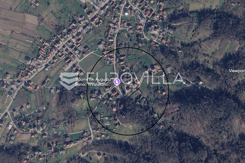 Zapresic, Jablanovec - 942 m² tomt med befintliga grunder