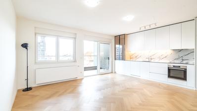 Zagreb, Trešnjevka kuzey, 92 m² iki odalı daire/ofis alanı, YENİ BİNA