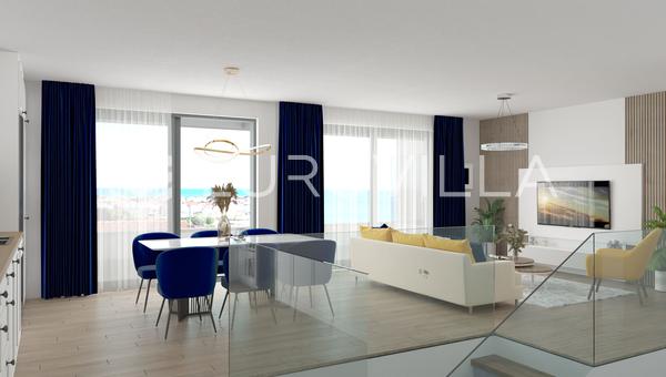 Pag, Povljana - Apartamento de tres habitaciones en dos niveles, a 180 m del mar, S8.