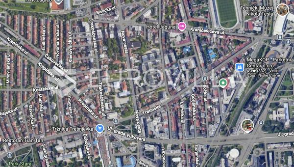 Zagreb, Trešnjevka North, furnished t-room apartment 85 m², garage parking space, and storage unit