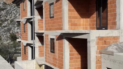 Senj, attractive building in shell phase with 6 apartments, sea view, garage