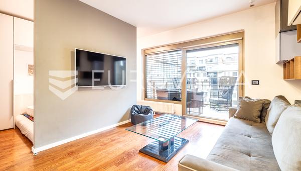 Bundek merkezde kiralık şirin daire, 40 m², asansör, garaj