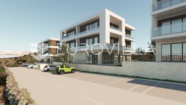 Zadar, Vinjerac, apartamento de dos dormitorios B4, vistas al mar, 1ª planta