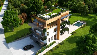 Zagreb, Gracani, NYBYGGERI luksuriøs toværelses penthouse på 137,46 m² med tagterrasse