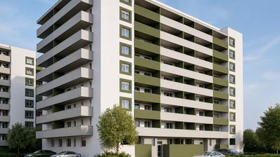 Záhreb, Borongaj, jednoizbový byt v novostavbe 34 m²